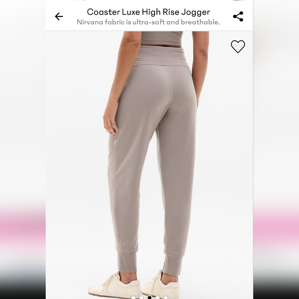NWT Athleta Coaster Luxe High Rise Jogger In XS - Picture 3 of 13